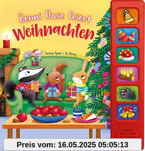 Benni Hase feiert Weihnachten: Soundbuch mit 6 Sounds