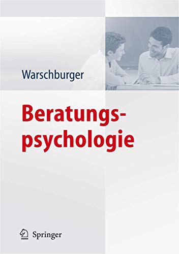 Beratungspsychologie von Springer