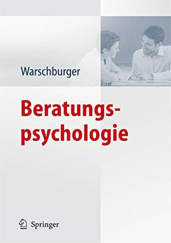 Beratungspsychologie Beratungspsychologie