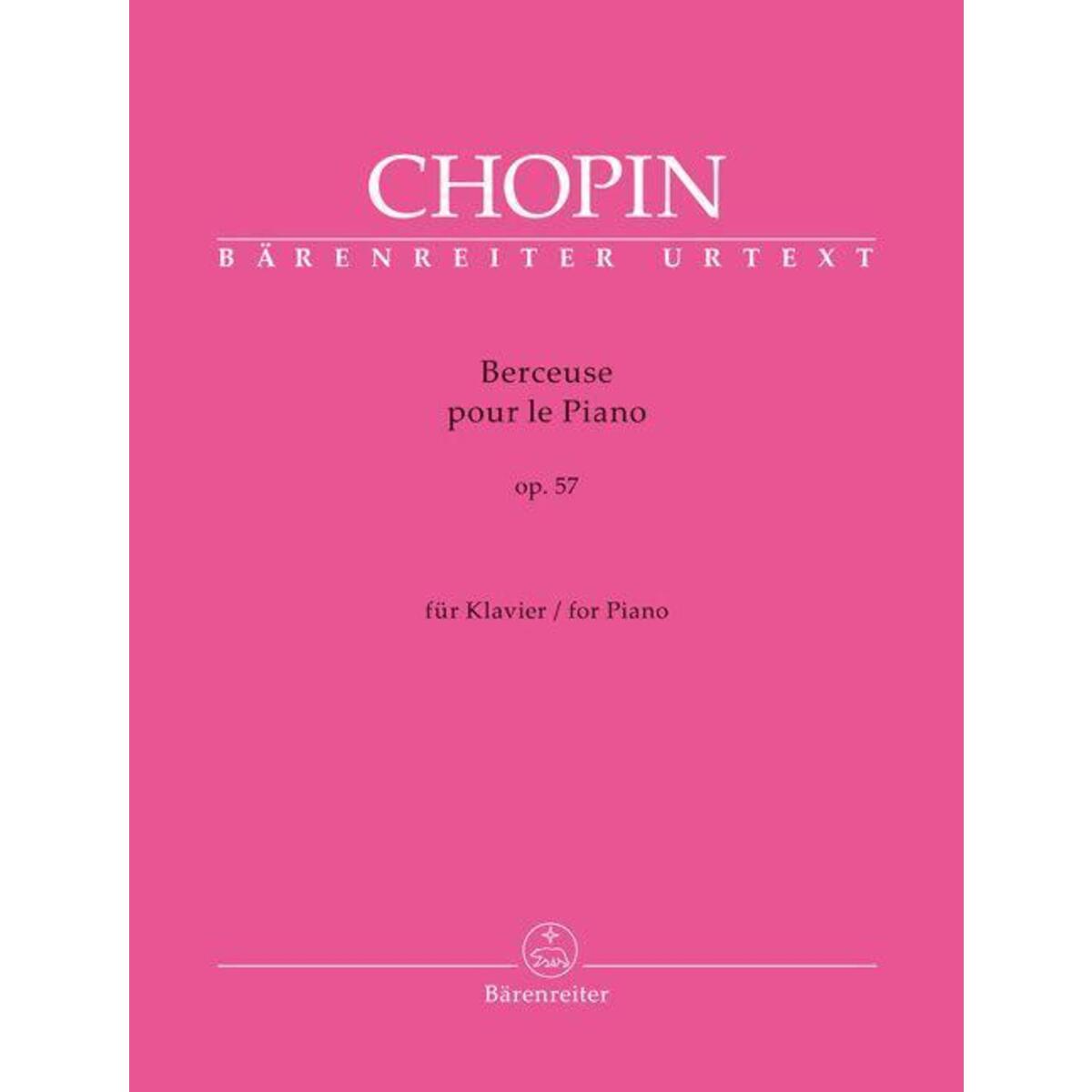 Berceuse für Klavier op. 57 von Baerenreiter-Verlag