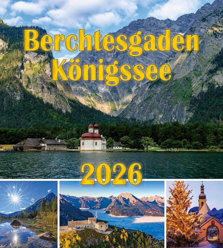 Berchtesgaden Königssee Postkartenkalender 2026: mit Mondphasen und allen Motive als Postkarte mit Schnittkontur Berchtesgaden Königssee Postkartenkalender 2026: mit Mondphasen und allen Motive als Postkarte mit Schnittkontur von Plenk Media und Verlag