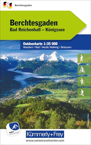 Kümmerly+Frey Outdoorkarte Deutschland 8 Berchtesgaden 1:35.000: Mit Bad Reichenhall und Königssee. Touren für Wanderer, Biker und mehr! Free Download (Kümmerly+Frey Outdoorkarten Deutschland, Band 8)