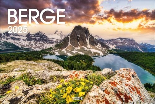 Berge 2025: Großer Foto-Wandkalender mit grandiosen Bergpanoramen. PhotoArt Panorama Querformat: 58x39 cm. von Korsch Verlag