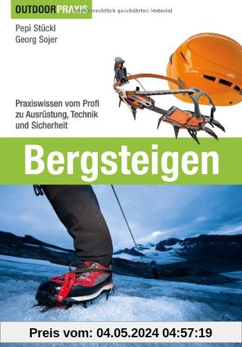 Bergsteigen: Das Praxisbuch zu den Themen Bergwandern, Klettersteiggehen, Hochtouren und Skitourengehen von erfahrenen Berufsbergführern mit Hinweisen ... Profi zu Ausrüstung, Technik und Sicherheit