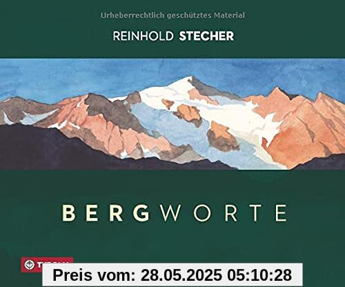 Bergworte: Bilder und Gedanken. Mit Aquarellen des Autors. Herausgegeben vom Peter Jungmann im Auftrag des Bischof-Stecher-Gedächtnisvereins. Bergworte: Bilder und Gedanken. Mit Aquarellen des Autors. Herausgegeben vom Peter Jungmann im Auftrag des Bischof-Stecher-Gedächtnisvereins.