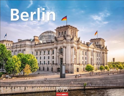 Berlin Kalender 2025: Die Hauptstadt eingefangen in einem großen Fotokalender von namhaften Fotografen. Wandkalender 2025. 44 x 34 cm Querformat (Reisekalender Weingarten) von Weingarten
