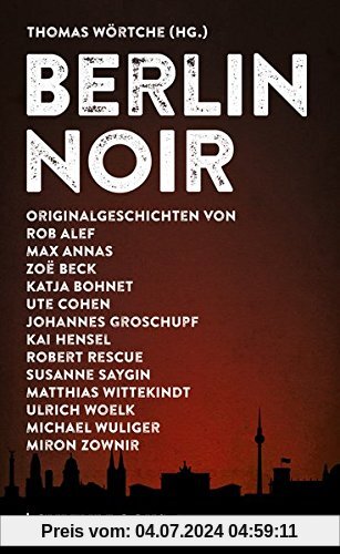 Berlin Noir (CulturBooks-Noir-Reihe)