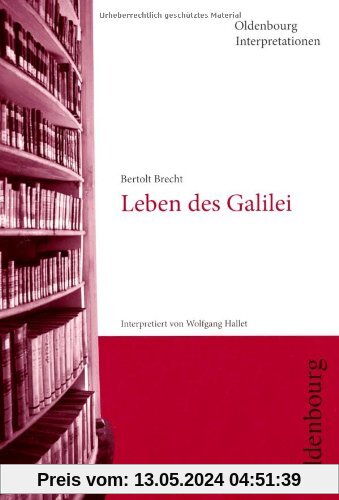 Bertolt Brecht, Leben des Galilei (Oldenbourg Interpretationen)