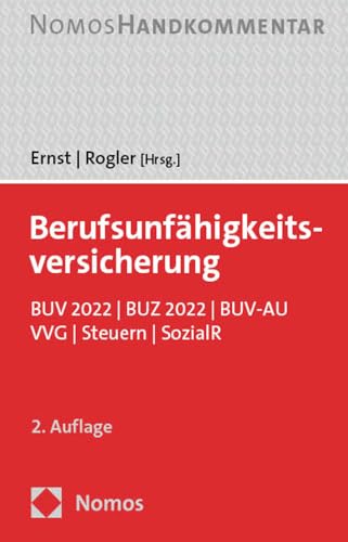 Berufsunfähigkeitsversicherung: BUV 2022 | BUZ 2022 | BUV-AU | VVG | Steuern | SozialR