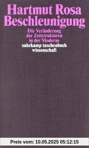 Beschleunigung. Die Veränderung der Zeitstrukturen in der Moderne