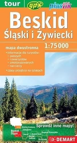 Beskid Śląski i Żywiecki - mapa turystyczna 1:75 000