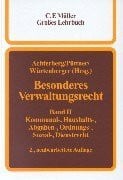 Besonderes Verwaltungsrecht. Ein Lehr- und Handbuch: Besonderes Verwaltungsrecht: Besonderes V...