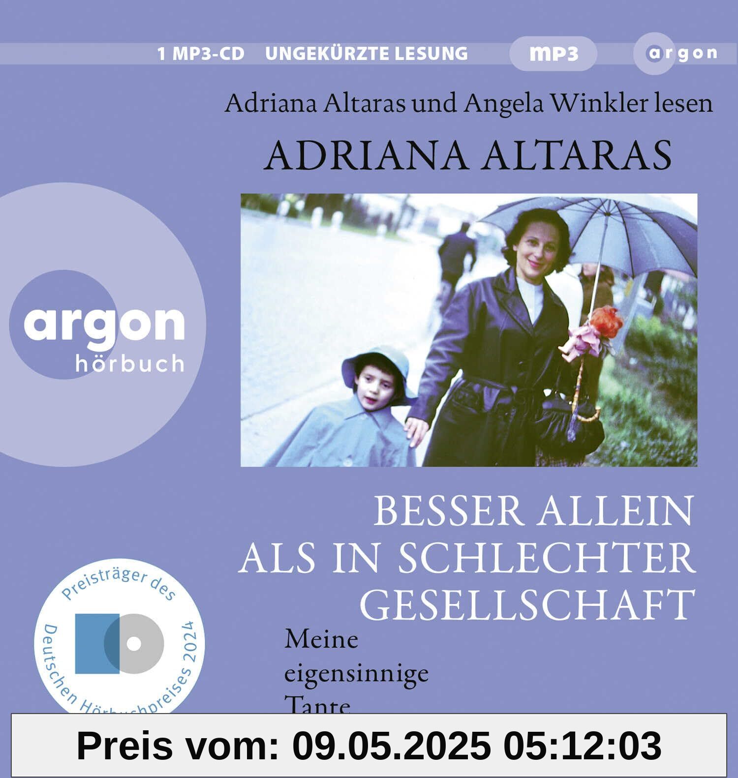 Besser allein als in schlechter Gesellschaft: Meine eigensinnige Tante