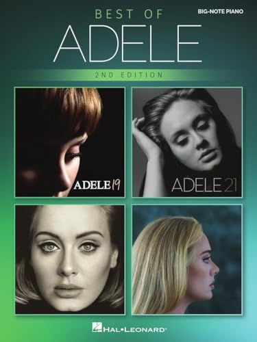 Best of Adele: Big-Note Piano (Easy Songbook) von HAL LEONARD