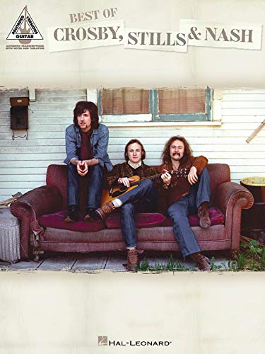 Best Of Crosby, Stills And Nash (Guitar Recorded Versions): Songbook, CD, Grifftabelle: For Guitar TAB (Recorded Versions Guitar)