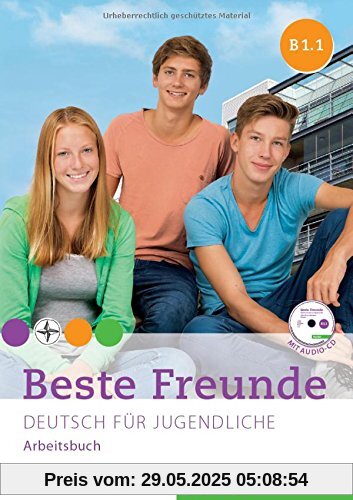 Beste Freunde B1/1: Deutsch für Jugendliche.Deutsch als Fremdsprache / Arbeitsbuch mit Audio-CD (BFREUNDE)