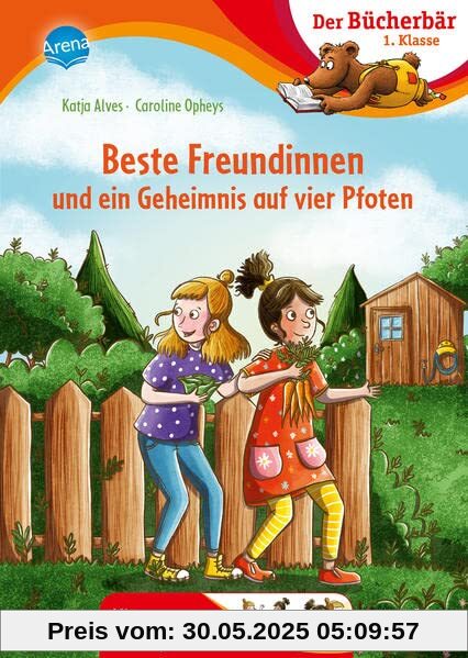 Beste Freundinnen und ein Geheimnis auf vier Pfoten: Der Bücherbär: Erstlesebuch, Freundschaftsgeschichte zum Lesenlernen für die 1. Klasse (Der Bücherbär: 1. Klasse. Mit Bildergeschichten)