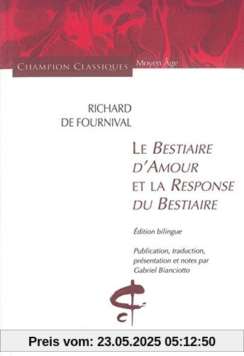 Bestiaire Damour Et La Resp Du Besti