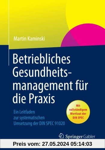 Betriebliches Gesundheitsmanagement für die Praxis: Ein Leitfaden zur Systematischen Umsetzung der DIN SPEC 91020 (German Edition)