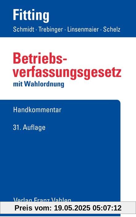 Betriebsverfassungsgesetz Betriebsverfassungsgesetz