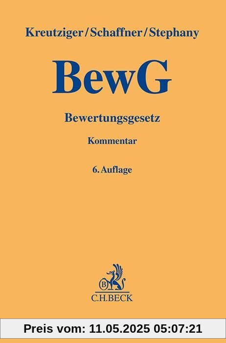 Bewertungsgesetz (Gelbe Erläuterungsbücher)