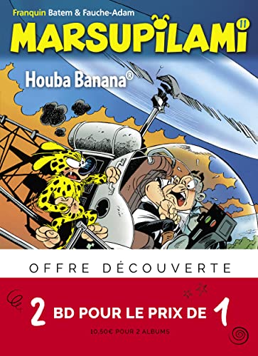 Bi-pack T20 + T11 (offert) Marsupilami / Edition spéciale: Tome 11, Houba Banana ; Tome 20, Viva Palombia ! von DUPUIS