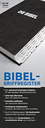 Bibel-Griffregister weiß von SCM R.Brockhaus