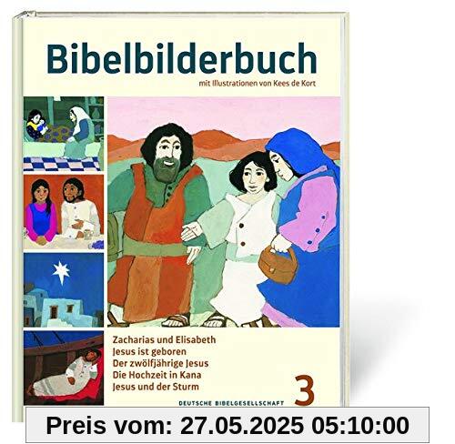 Bibelbilderbuch Band 3: Zacharias und Elisabeth. Jesus ist geboren. Der zwölfjährige Jesus. Die Hochzeit in Kana. Jesus und der Sturm. - Reihe: Was uns die Bibel erzählt Bibelbilderbuch Band 3: Zacharias und Elisabeth. Jesus ist geboren. Der zwölfjährige Jesus. Die Hochzeit in Kana. Jesus und der Sturm. - Reihe: Was uns die Bibel erzählt