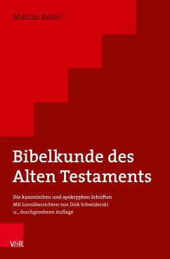 Bibelkunde des Alten Testaments von Vandenhoeck & Ruprecht