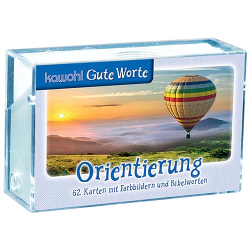 Orientierung: 62 Karten mit Farbbildern und Bibelworten von Kawohl Verlag GmbH & Co. KG