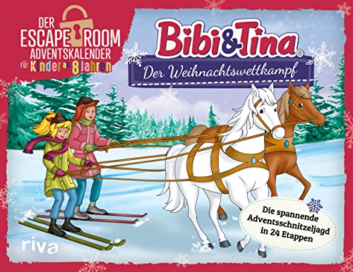 Bibi & Tina – Der Weihnachtswettkampf: Die spannende Adventsschnitzeljagd in 24 Etappen. Der Escape-Room-Adventskalender für Kinder ab 8 Jahren. Das perfekte Geschenk für Rätselfans