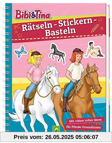 Bibi & Tina - Rätseln - Stickern - Basteln: Mit vielen tollen Ideen für Pferde-Freundinnen