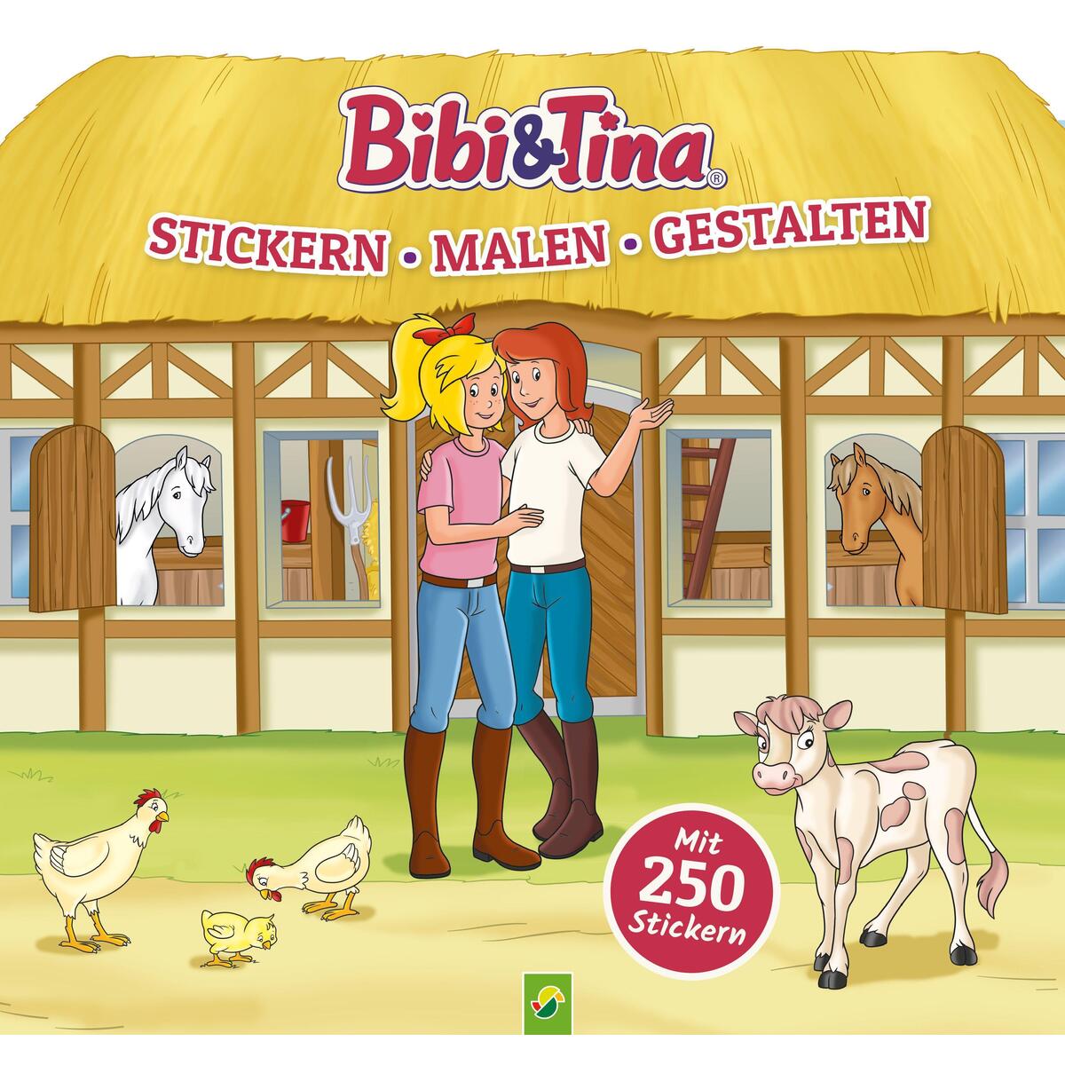 Bibi & Tina - Stickern, Malen, Gestalten. Mit 250 Stickern Bibi & Tina - Stickern, Malen, Gestalten. Mit 250 Stickern von Schwager und Steinlein