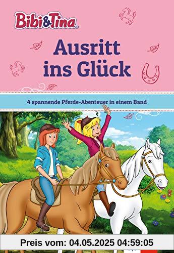 Bibi & Tina: Ausritt ins Glück – 4 spannende Pferde-Abenteuer in einem Band für Leseanfänger in der 1. Klasse, ab 6 Jahren - mit Hufeisen-Quiz.: 4 ... ab 6 Jahren (Lesen lernen mit Bibi und Tina)