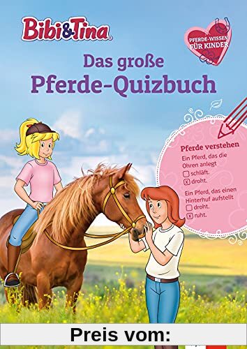 Bibi & Tina: Das große Pferde-Quizbuch mit Bibi und Tina: Pferde-Wissen für Kinder, ab 6 Jahren