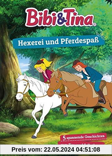 Bibi und Tina: Hexerei und Pferdespaß: 5 spannende Geschichten zum Vor- und Selberlesen (Bibi & Tina)