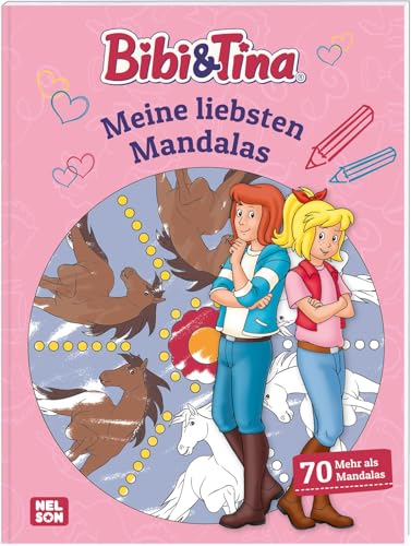 Bibi & Tina: Meine liebsten Mandalas: Ausmalmotive für Jungen und Mädchen ab 4 Jahren (Bibi & Tina: Freunde für immer!) von Nelson