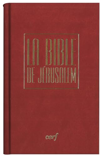 Bible Jérusalem: Format poche, rouge, sous coffret