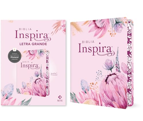Biblia Inspira Ntv, Letra Grande Con Filament (Sentipiel, Primaveral) von Tyndale House Publishers