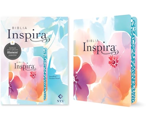 Biblia Inspira Ntv Con Filament (Sentipiel, Paraíso Floral) von Tyndale House Publishers