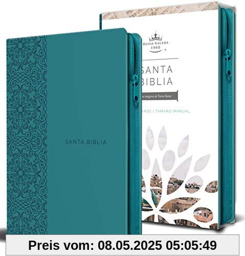 Biblia Reina Valera 1960 letra grande. Símil piel aguamarina, cremallera, tamaño manual: Reina Valera 1960 aguamarina simil piel con cremallera, Tamaño Manual Biblia Reina Valera 1960 letra grande. Símil piel aguamarina, cremallera, tamaño manual: Reina Valera 1960 aguamarina simil piel con cremallera, Tamaño Manual