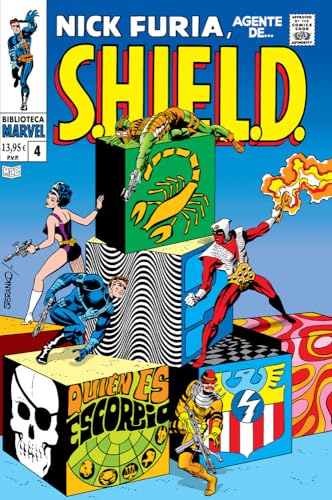 Biblioteca marvel nick furia, agente de s.h.i.e.l.d. 4. 1968. strange tales 164-168, nick fury, agen von PANINI ESPAÑA S.A.