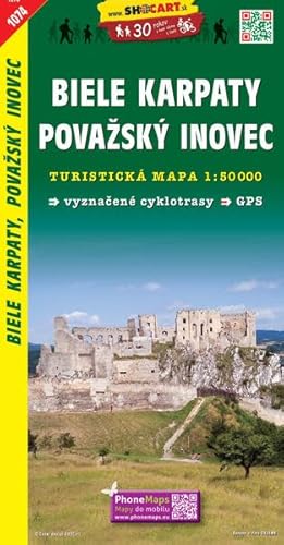 Biele Karpaty, Považský Inovec / Weiße Karpaten, Inowetz (Wander - Radkarte 1:50.000) (SHOCart Wander - Radkarte 1:50.000 Slowakei, Band 1074) von SHOCart