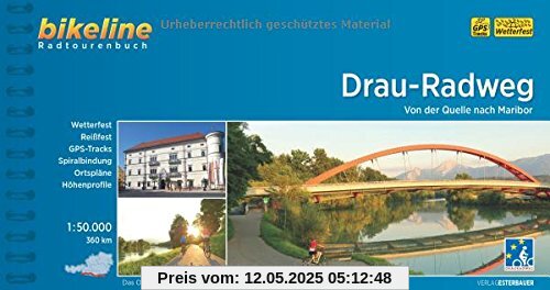 Bikeline Drau-Radweg: Von der Quelle nach Maribor. Radtourenbuch 1 : 50 000, 360 km, wetterfest/reißfest, GPS-Tracks-Download Bikeline Drau-Radweg: Von der Quelle nach Maribor. Radtourenbuch 1 : 50 000, 360 km, wetterfest/reißfest, GPS-Tracks-Download