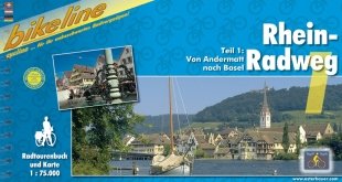 Bikeline Radtourenbuch, Rhein-Radweg Teil 1: Von Andermatt nach Basel