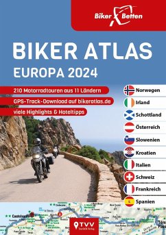 Biker Atlas EUROPA 2024 von TVV Touristik-Verlag GmbH