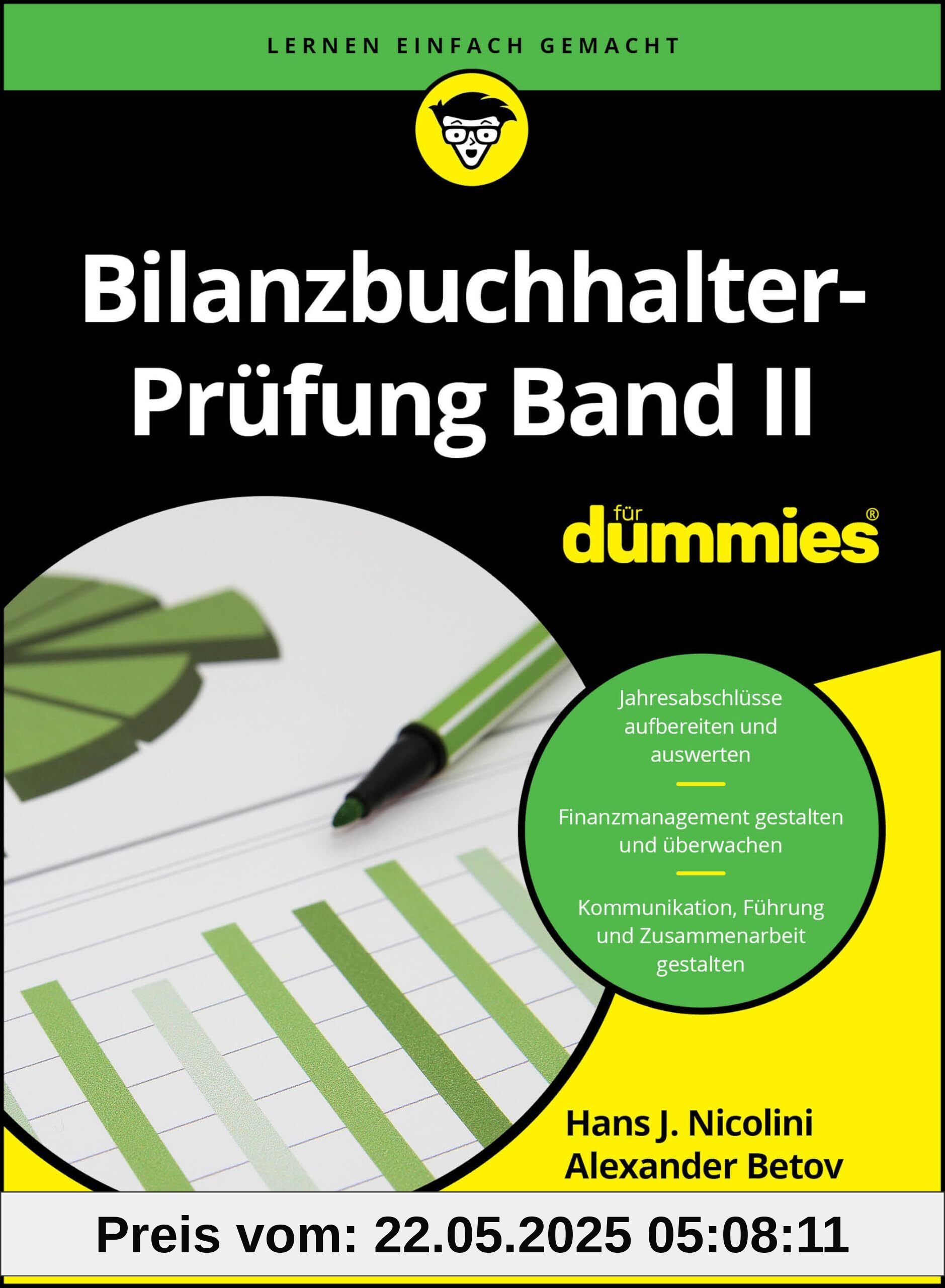 Bilanzbuchhalter-Prüfung Band II für Dummies Bilanzbuchhalter-Prüfung Band II für Dummies