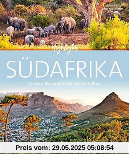 Bildband-Reiseführer: Highlights Südafrika. 50 Ziele, die Sie gesehen haben müssen! Jetzt 24 Seiten extra. Inklusive Routenvorschläge. Mit Kapstadt und Krüger Nationalpark Bildband-Reiseführer: Highlights Südafrika. 50 Ziele, die Sie gesehen haben müssen! Jetzt 24 Seiten extra. Inklusive Routenvorschläge. Mit Kapstadt und Krüger Nationalpark
