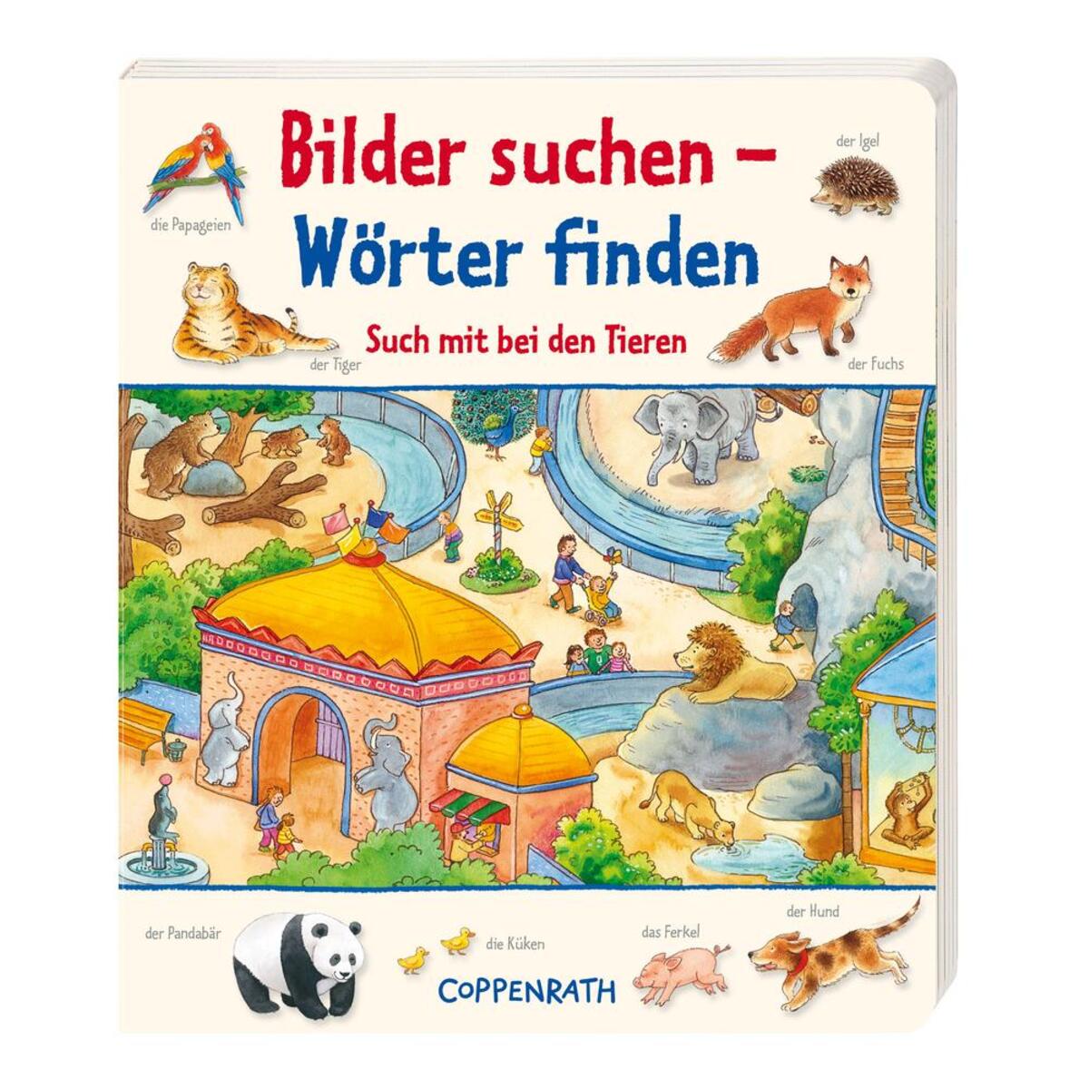 Bilder suchen - Wörter finden. Such mit bei den Tieren von Coppenrath
