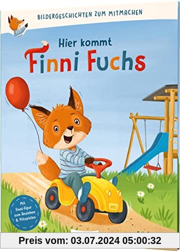 Bildergeschichten zum Mitmachen: Hier kommt Finni Fuchs: Mit Finni-Anziehpuppe & Suchbildern